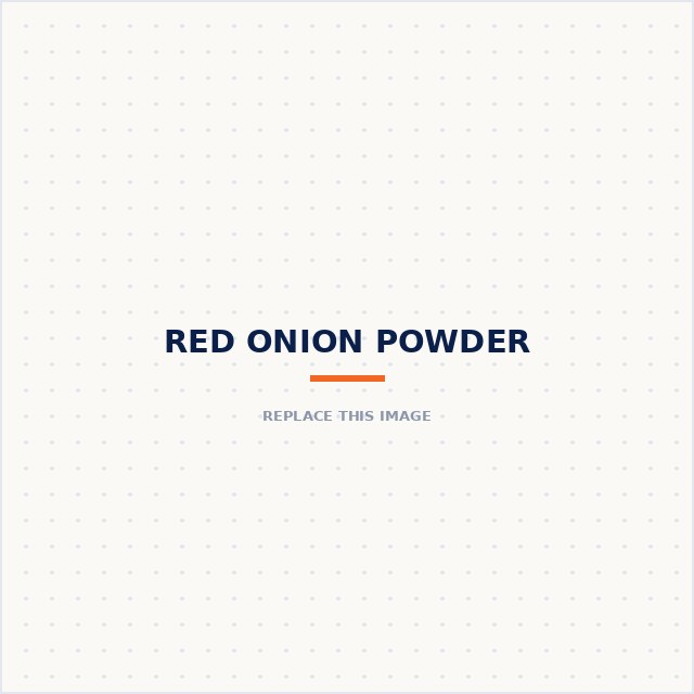 Bowl of deep red onion powder beside whole red onions
